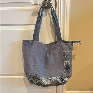 Chic Gray Kids Tote Bag
